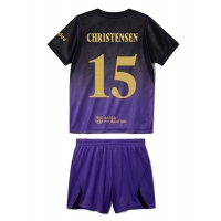 Barcelona Andreas Christensen #15 Bortatröja Barn 2026-27 Kortärmad (+ Korta byxor)
